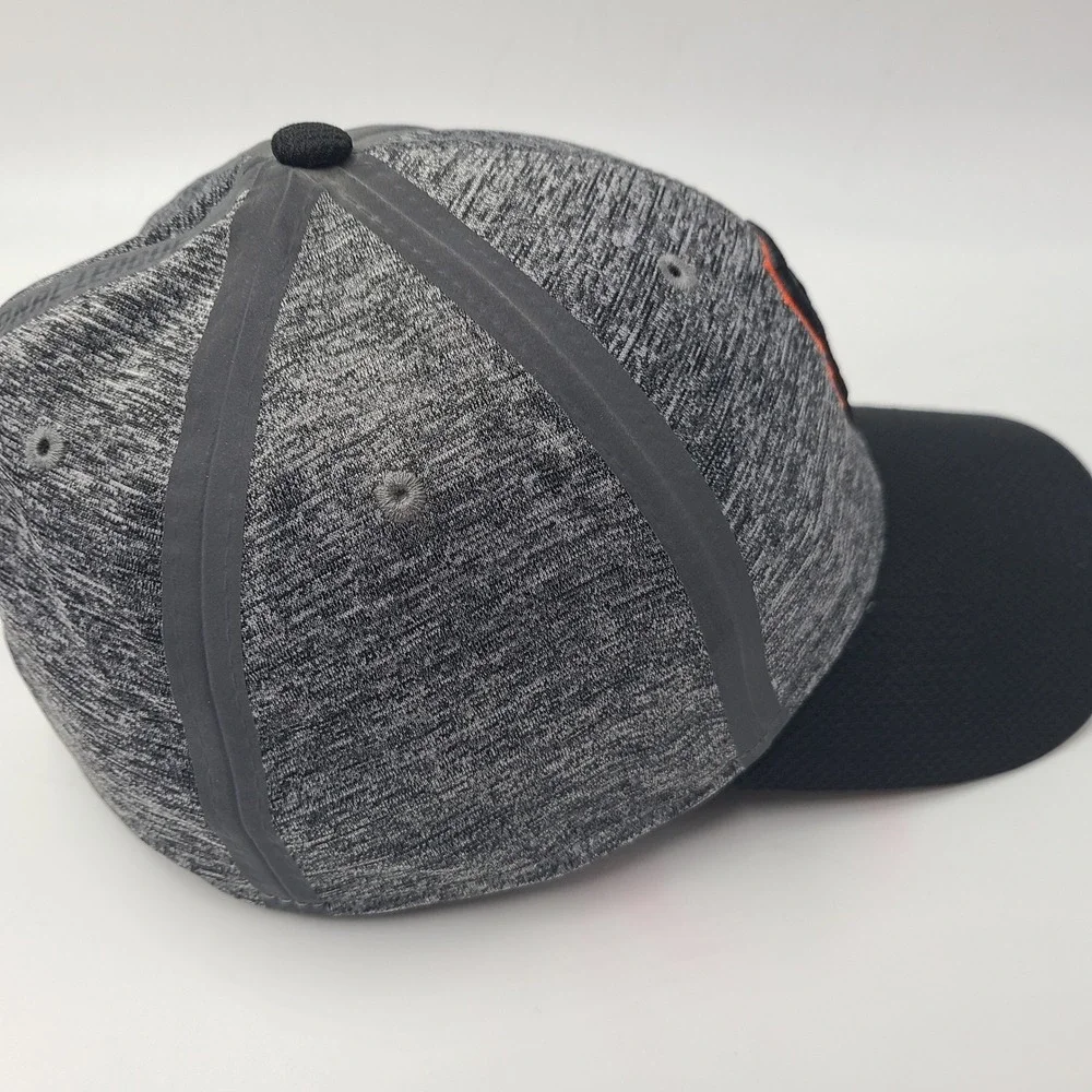 San Francisco Giants‎ Hat Fitted L-XL New Era 39Thirty Gray Black MLB Flex Men